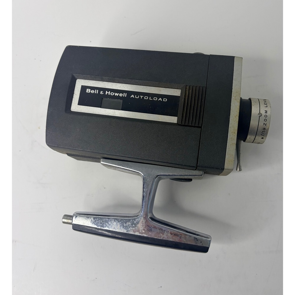 Bell & Howell Autoload Super Eight Movie Camera f/1.9 Zoom Lens with Case Untest